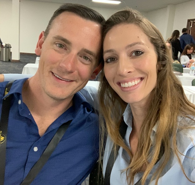 Doctors Ariel and Eric Heisser at a dental training event